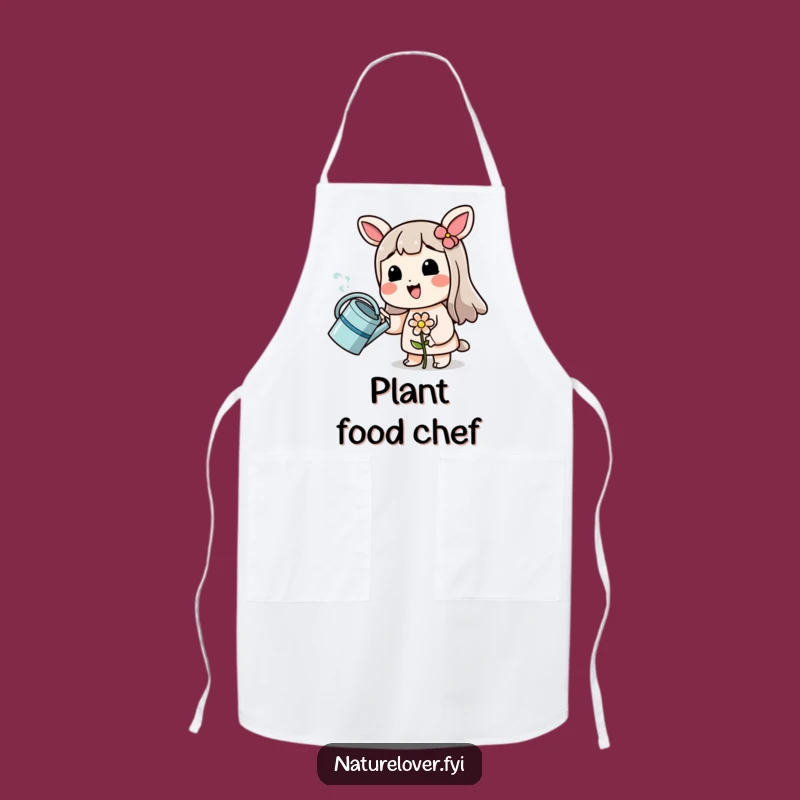 Funny Green Thumb Apron: Gardener Character, Humorous Kitchen Funny Gift