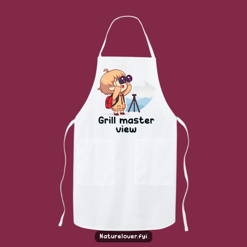 Funny Trail Guide Apron: Explorer Character, Humorous Kitchen Funny Gift