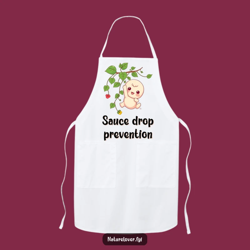 Funny Kawaii Vine Dweller Apron: Hilarious Kitchen Wear for Playful Cooks