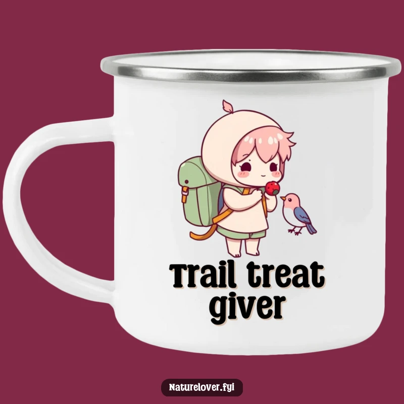 Funny Campfire Companion Mug: Character, Bird, Outdoor Funny Gift