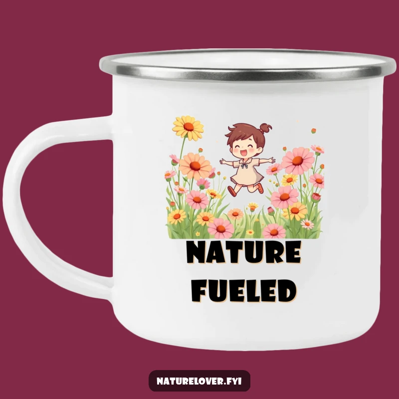 Funny Wildflower Skipper Camping Mug - Durable Character Mug, Great Joyful Gift