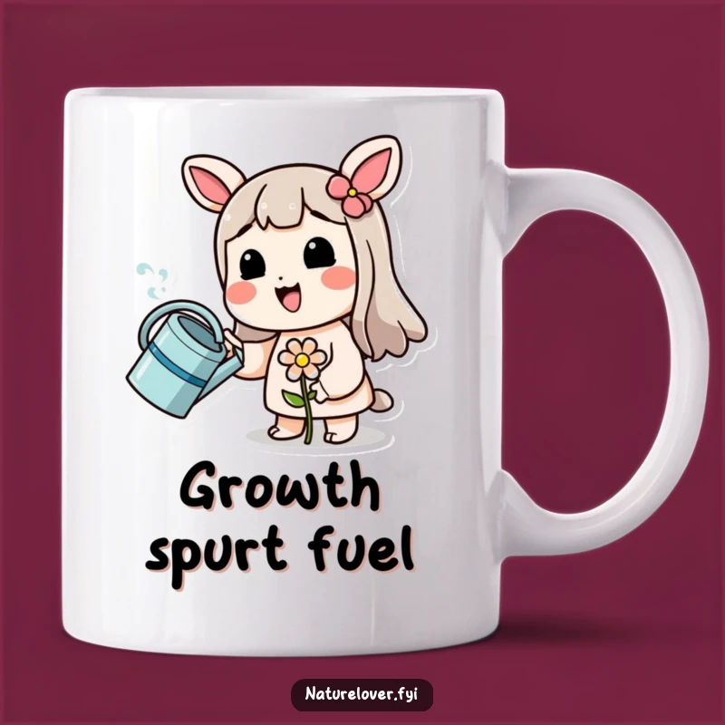 Funny Gardener's Hope Mug: Smiling Character, Flower Care, Funny Gift