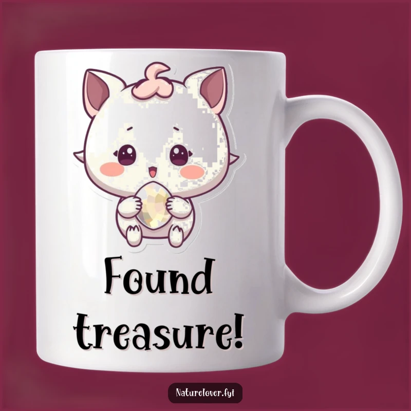 Funny Sparkling Pebble Delight Mug - Treasure Life's Surprises