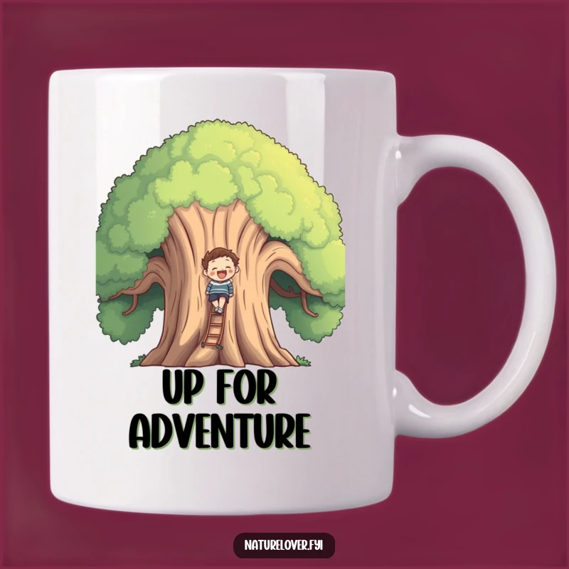 Funny Tree Climber Mug - Gentle Giant Character, Perfect Funny Gift