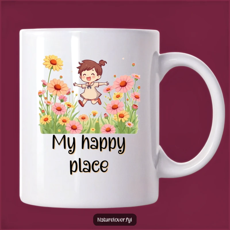 Funny Wildflower Skipper Mug - Joyful Character Gift for Nature Lovers