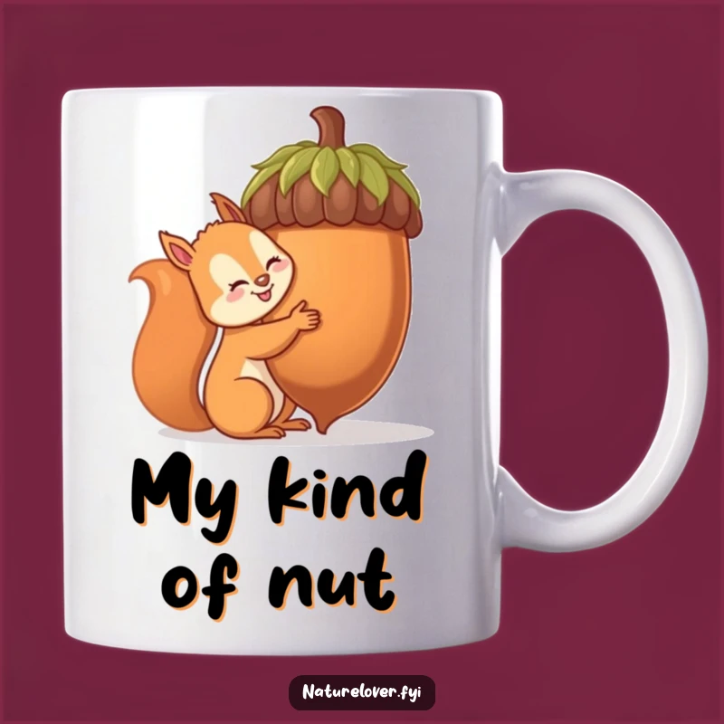 Funny Squirrel Hugging Giant Acorn Mug - The Perfect Gift for Nutty Friends