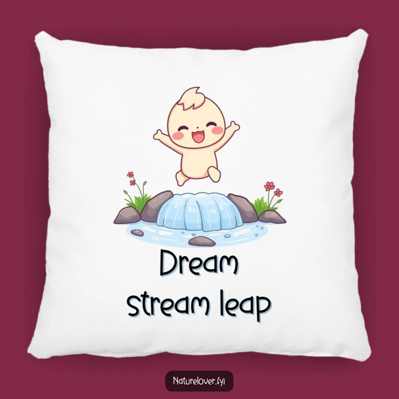 Funny Joyful Leaper Pillow - Comfy Character Cushion, Perfect Happy Gift