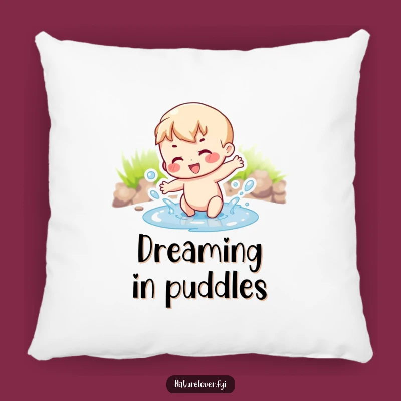 Funny Puddle Pal Pillow - Cozy Character, Perfect Funny Gift