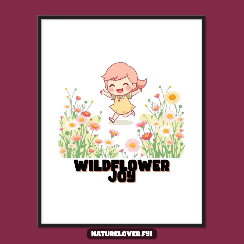 Funny Skipping Digital Art, Joyful Character Print for Instant Cheer