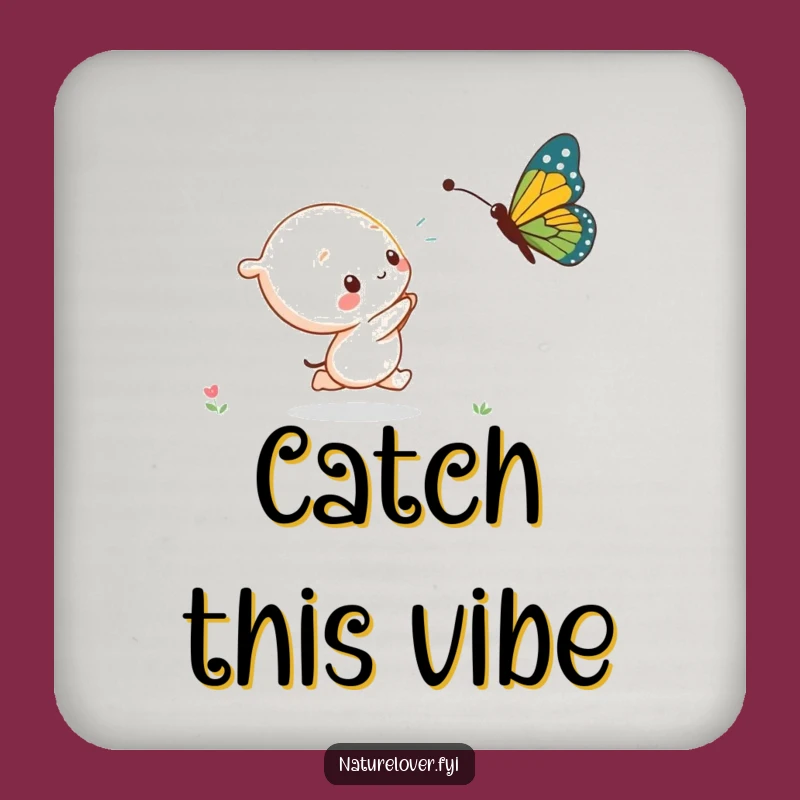 Funny Kawaii Butterfly Protection Coasters - Protect Surfaces, Perfect Funny Gift