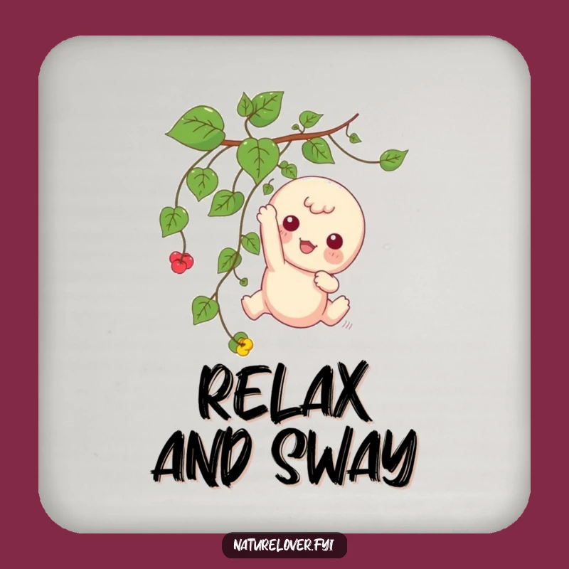 Funny Kawaii Vine Dancer Coaster: Hilarious Protection for Your Surfaces