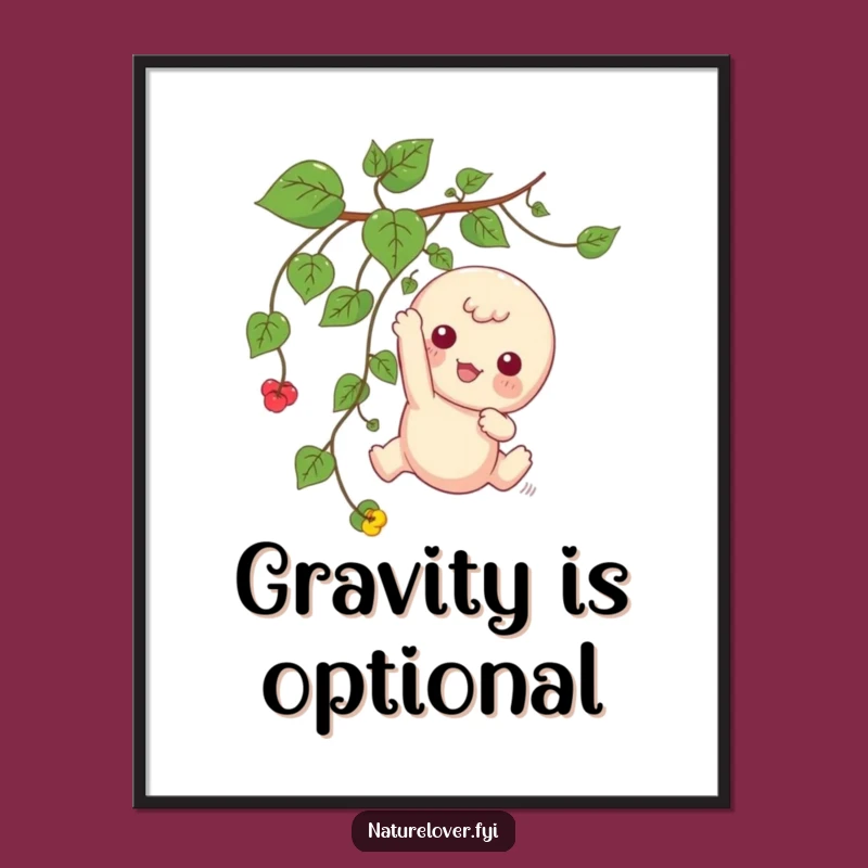 Funny Kawaii Vine Dancer Poster: Hilarious Wall Art for Cheerful Spaces