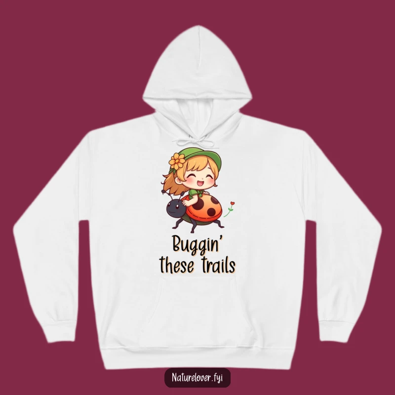 Funny Nature Lover Ladybug Hoodie: Cozy Giggles, Perfect Gift