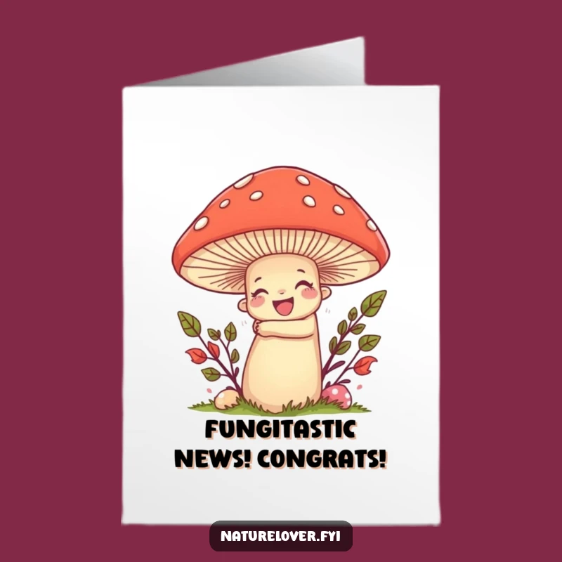 Free Printable Congrats Card: Nature's Hug Success, Humorous Downloadable Gift