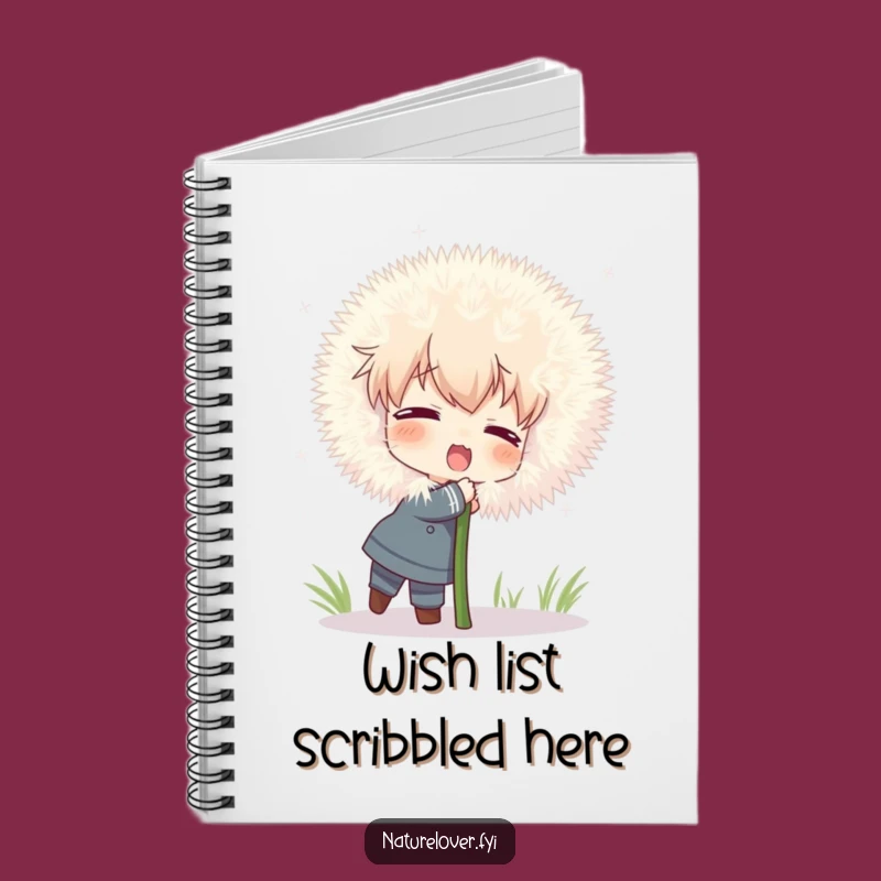 Funny Dandelion Journal: Character's Big Hug, Perfect Gift for Dreamers