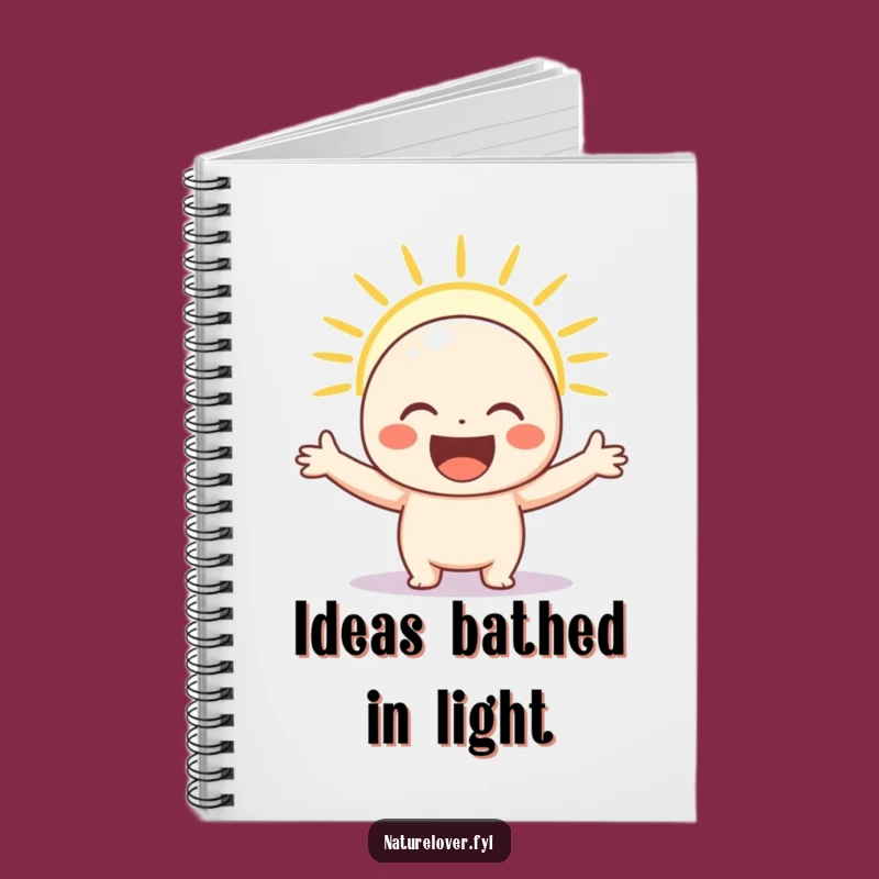 Funny Sunshine Thoughts Notebook: Happy Character Writing, a Creative Funny Gift.