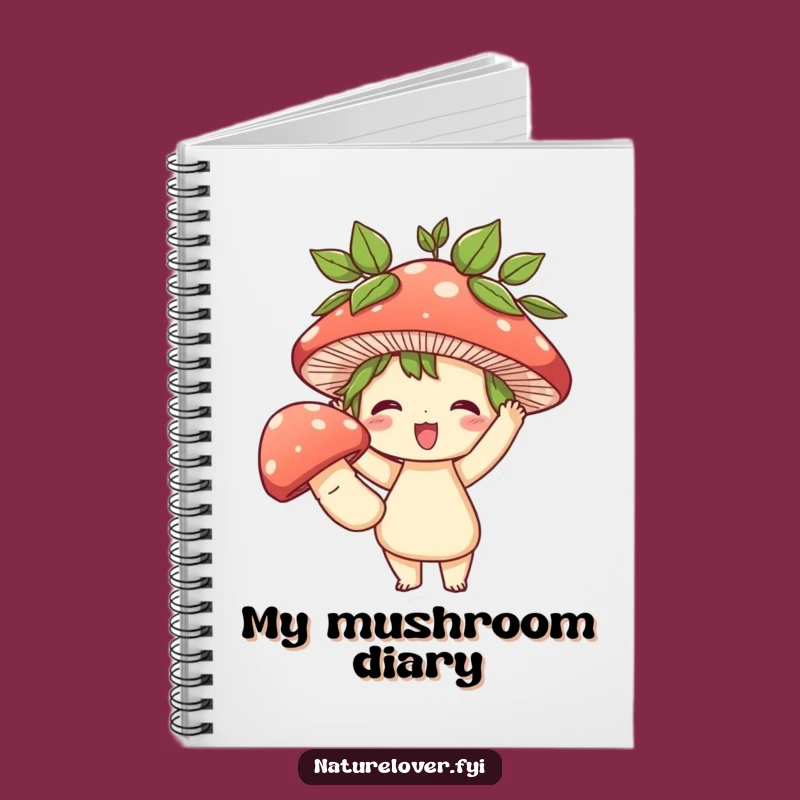 Funny Woodland Explorer Notebook: Character, Mushroom, Hilarious Journal Funny Gift