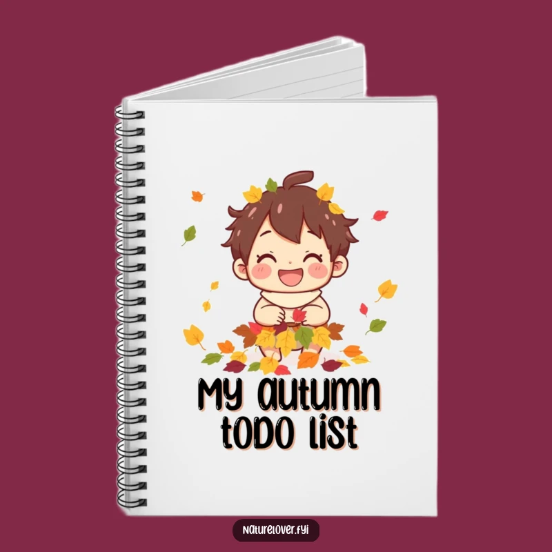 Funny Leaf Collector Notebook: Capture Fall Thoughts with Joy