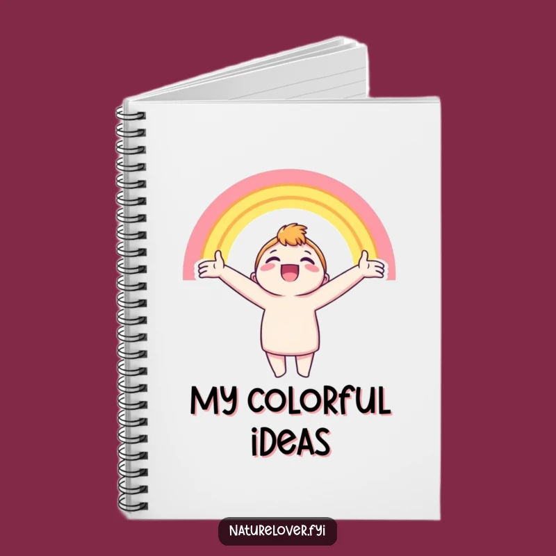 Funny Rainbow Hope Notebook: Jot Down Dreams with Optimistic Flair
