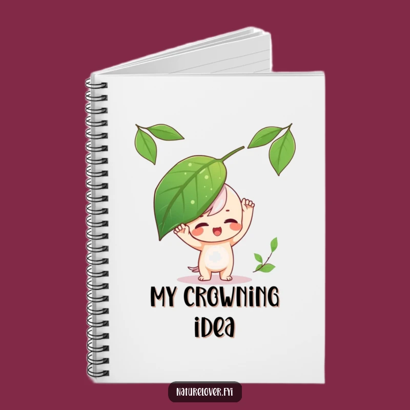 Funny Leaf Balance Playful Notebook - Jot Down Your Fun Ideas
