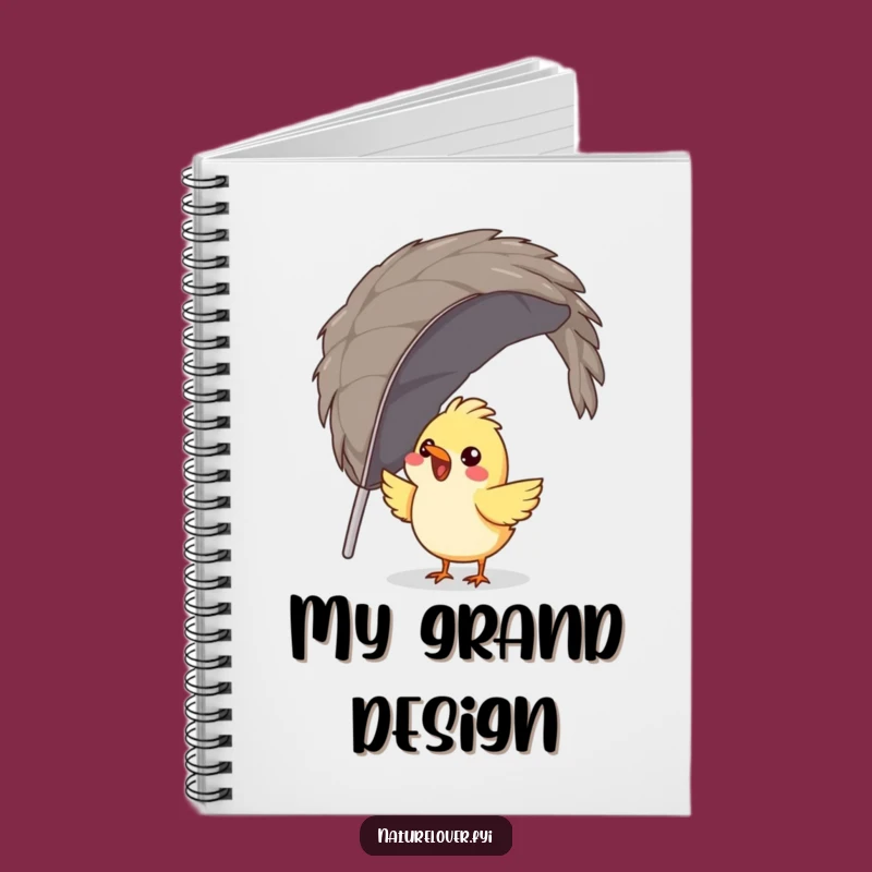 Funny Bird Massive Feather Nest Notebook - Jot Down Big Ideas