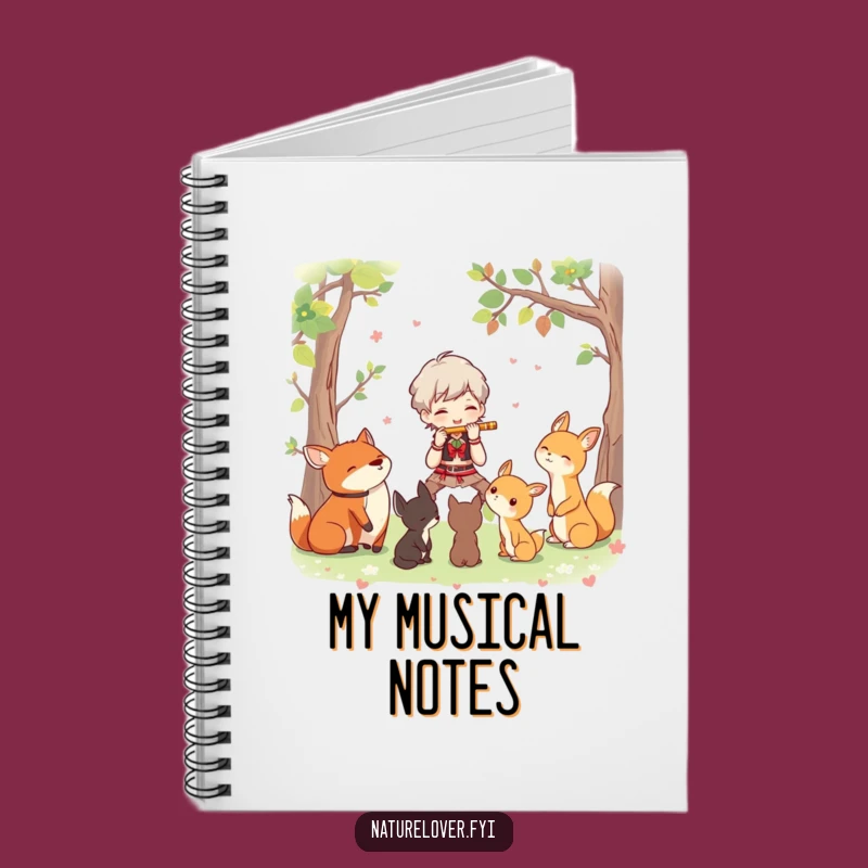 Funny Woodland Harmony Notebook: Jot Down Melodies with Whimsy