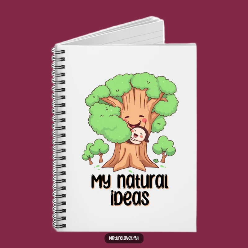 Funny Hugging Tree Notebook: Jot Down Your Nature Inspired Thoughts