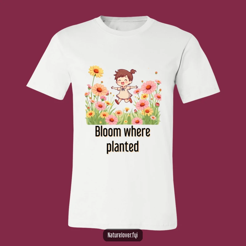 Funny Wildflower Skipper T-Shirt - Playful Character Tee, Perfect Joyful Gift