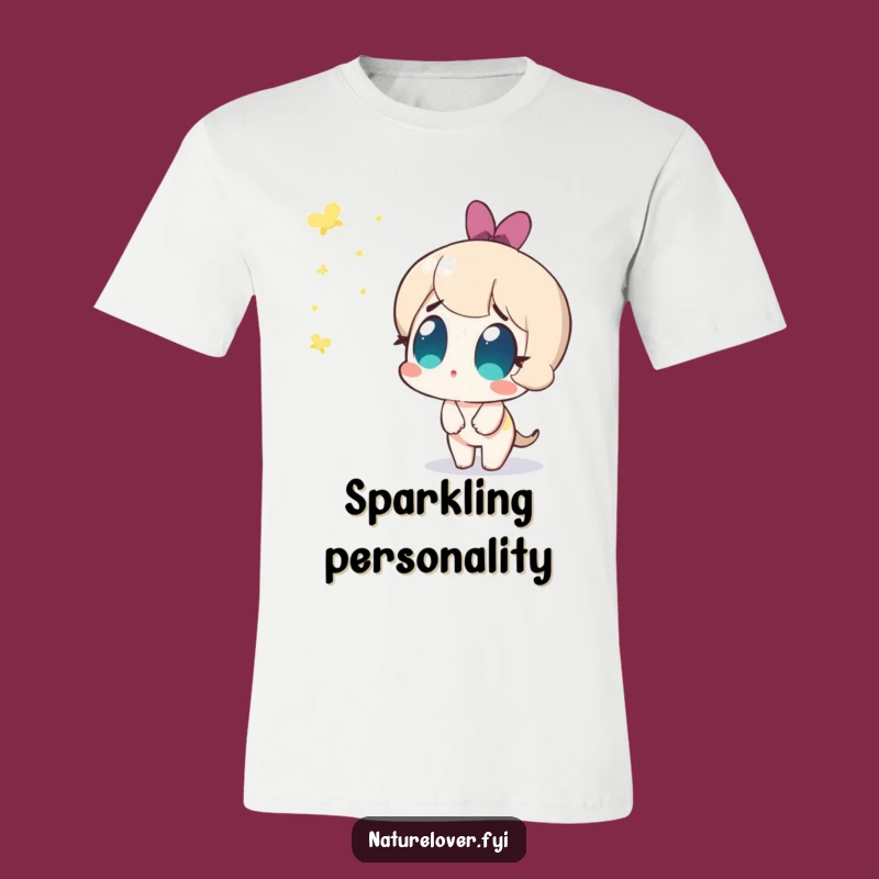 Funny Firefly Watcher T-Shirt: Cute Character Amazed, Ideal Funny Gift Tee