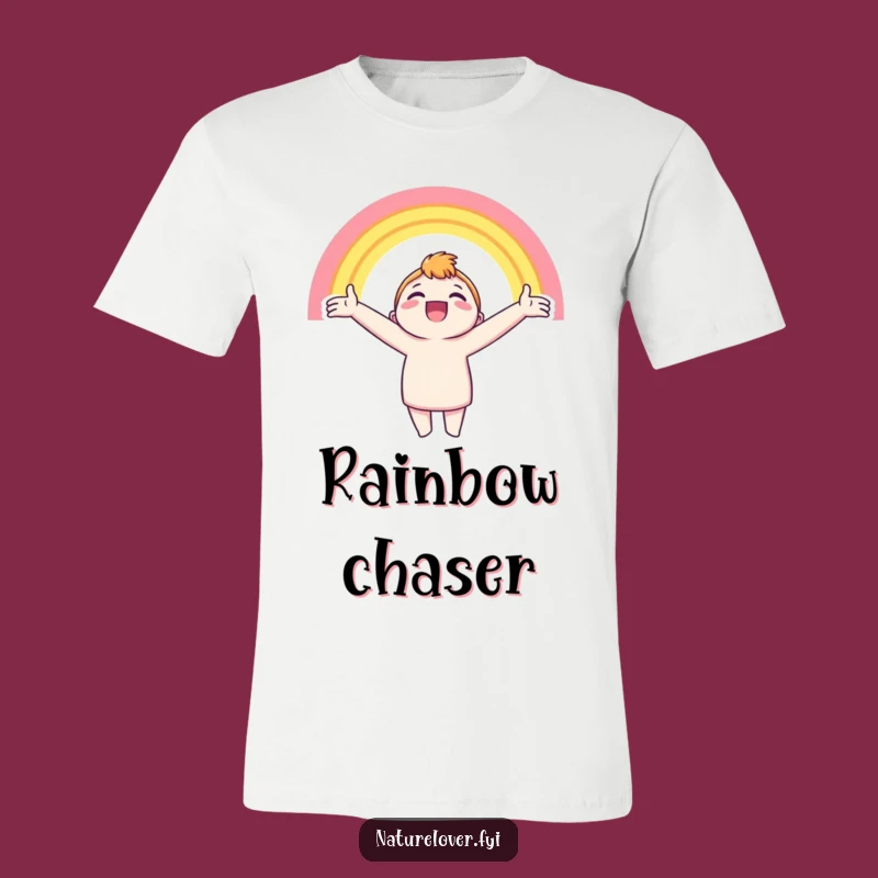 Funny Rainbow Chaser Tee: Celebrate Joyful Moments Shirt