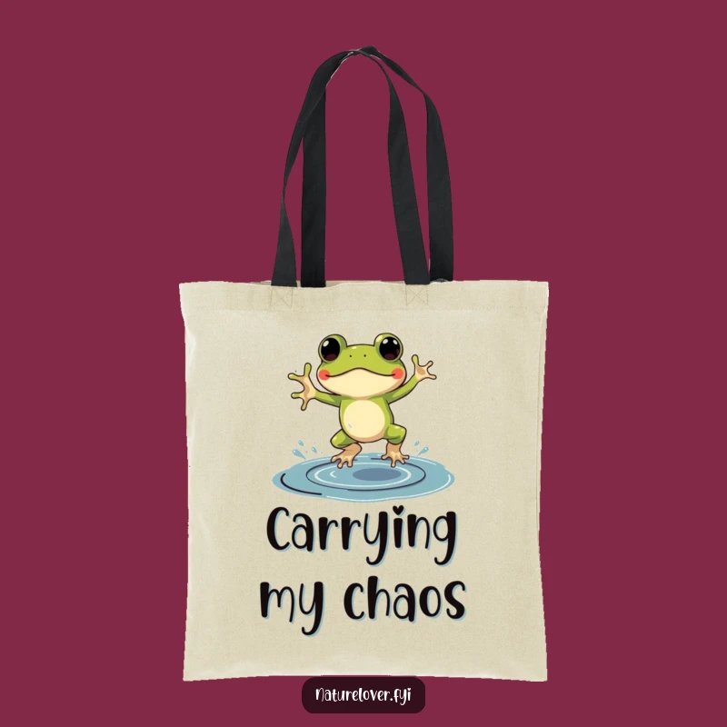 Funny Frog Galoshes Tote Bag: Carry Your Enthusiasm Everywhere