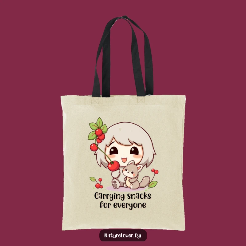 Funny Berry Buddy Tote: Carry Your Essentials with Character & Charm