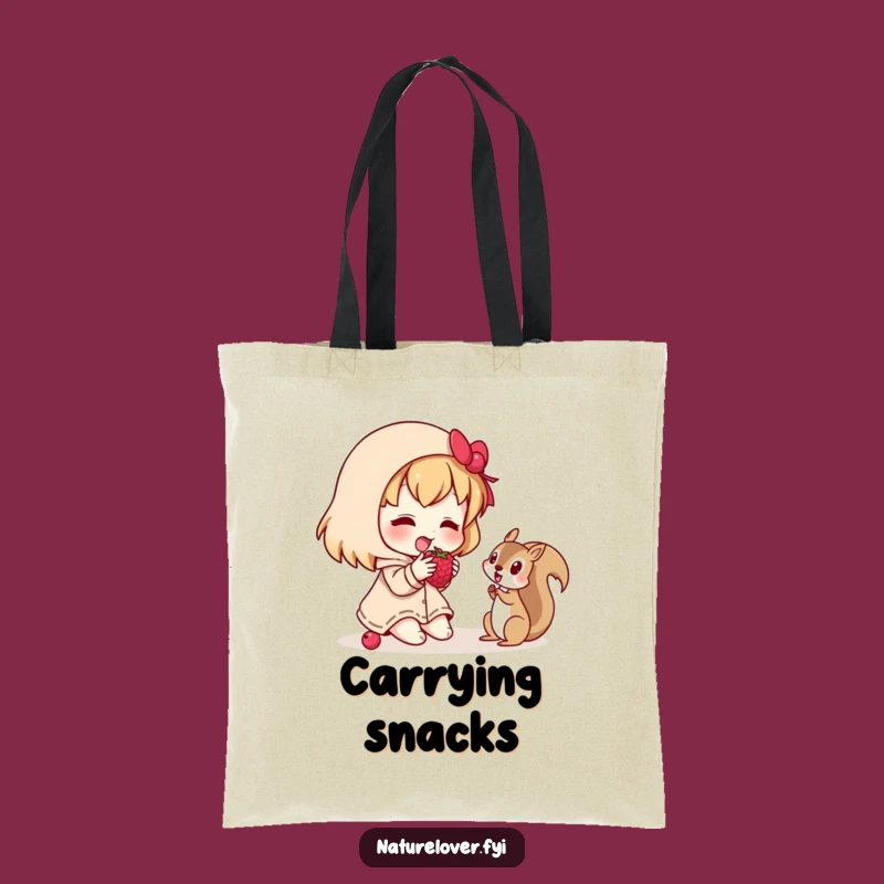 Funny Berry Sharing Companion Tote Bag: Carry Sweetness Everywhere