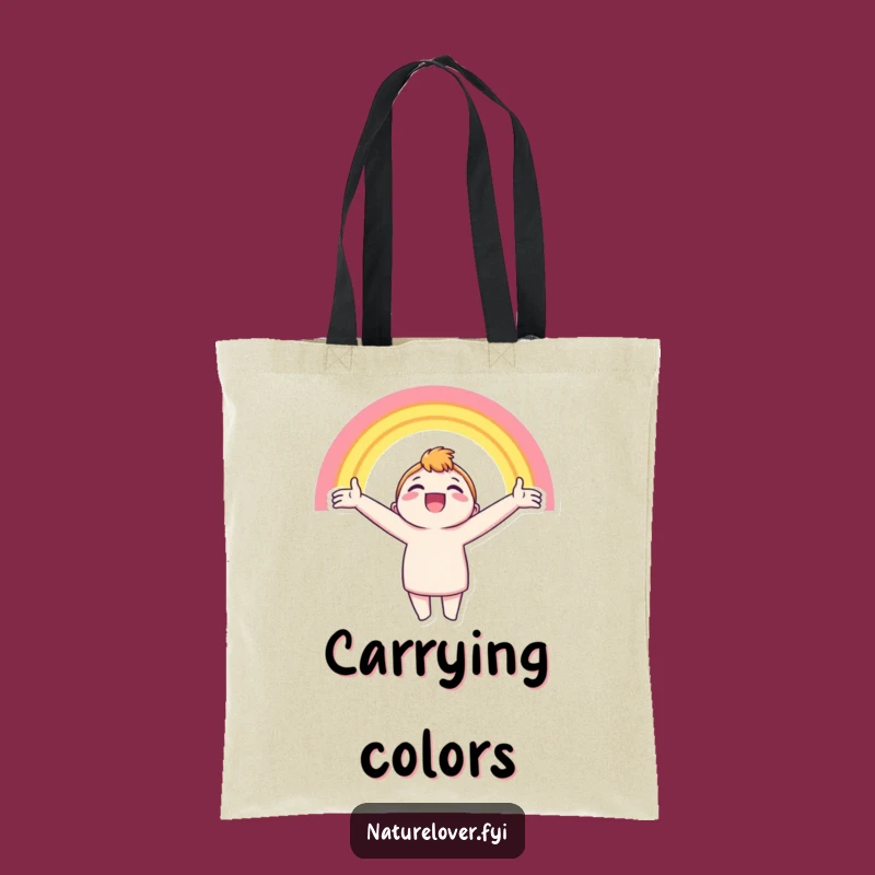 Funny Rainbow Dreamer Tote: Carry Your Sunshine Everywhere
